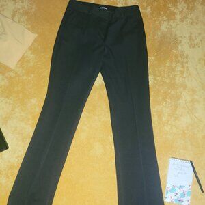 Express black flare trouser